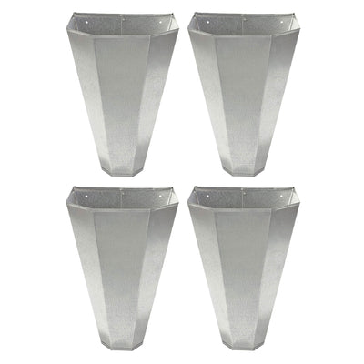 Little Giant RC2 Galvanized Steel Medium Poultry Restraining Cone, (4 Pack) - VMInnovations