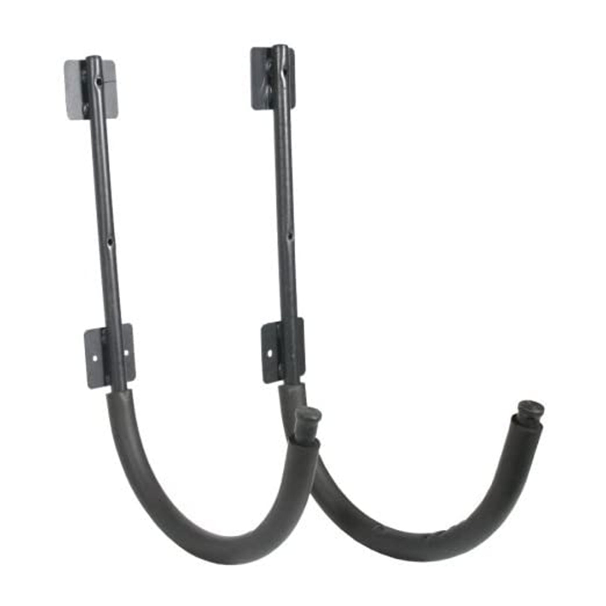 Seattle Sports Powder Coated Steel Kayak Wall Hangers Storage Rack Pair, Black