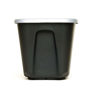 Homz 10 Gallon Durable Molded Plastic Storage Bin with Secure Lid (Open Box) - VMInnovations