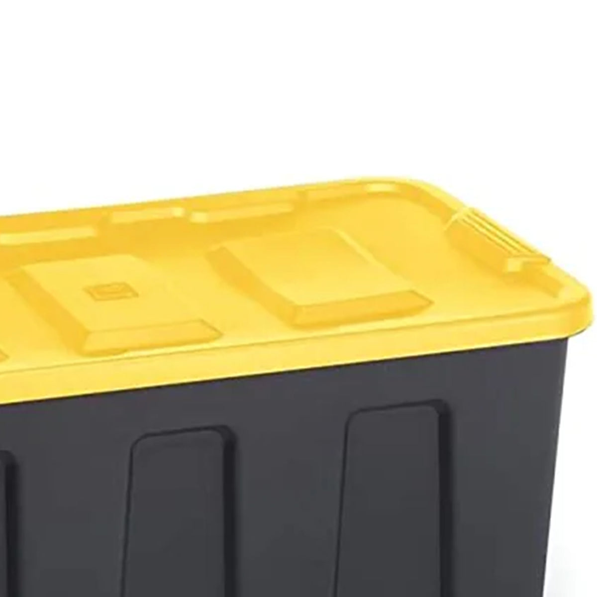 HOMZ Durabilt Heavy Duty 34 Gallon Plastic Organizer Storage Bin Tote with Lid