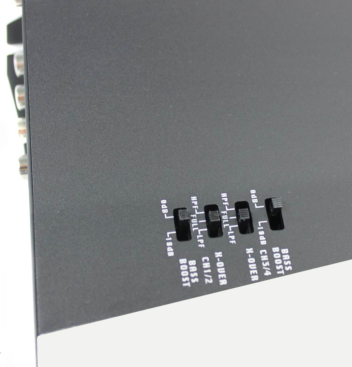 LANZAR 2000W 4-Channel High Power MOSFET Car Audio Amplifier Amp (Open Box)