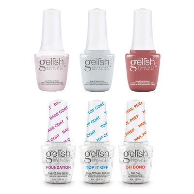 Gelish Spring 9mL Out in the Open Collection Gel Nail Polish & Terrific Trio