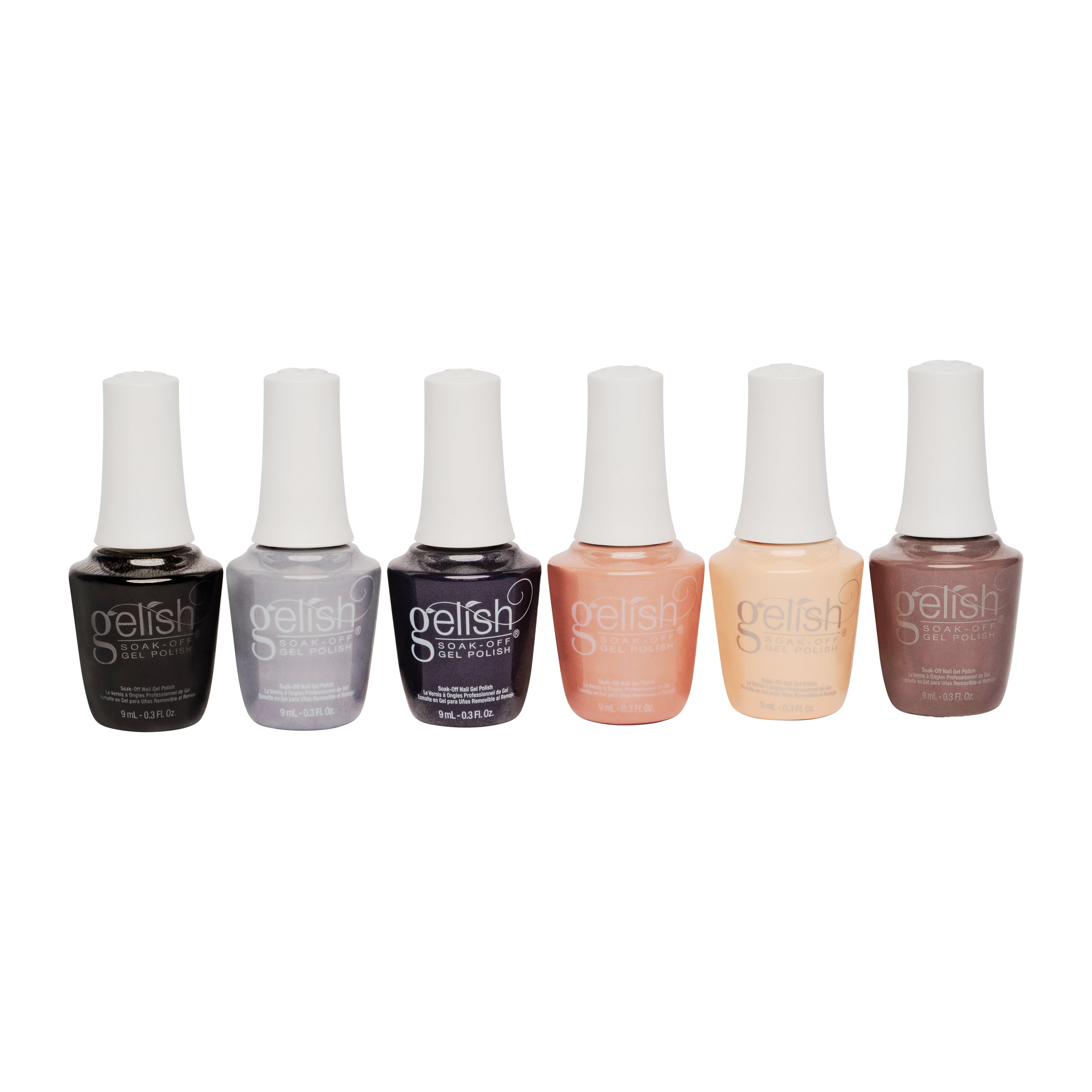 Gelish Nail Curing LED Lamp, Basix Polish Starter Kit, & Mini Core Neutral Set - VMInnovations