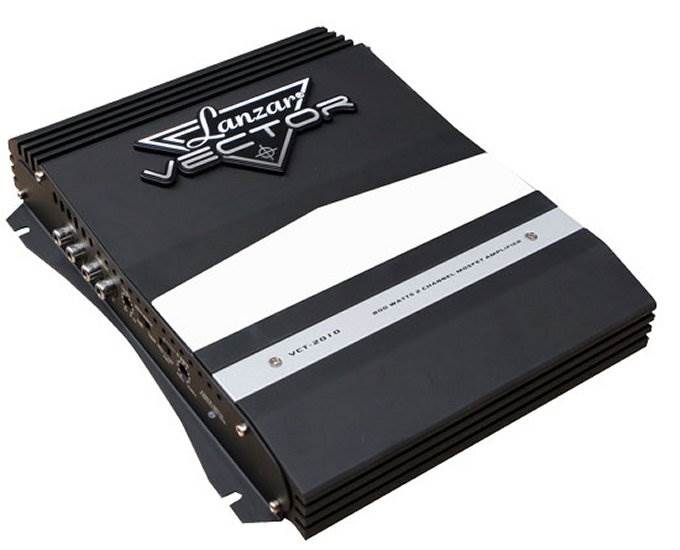 LANZAR VCT2010 Vector 800 Watt 2 Channel Bridgeable Car Audio Amplifier (2 Pack)