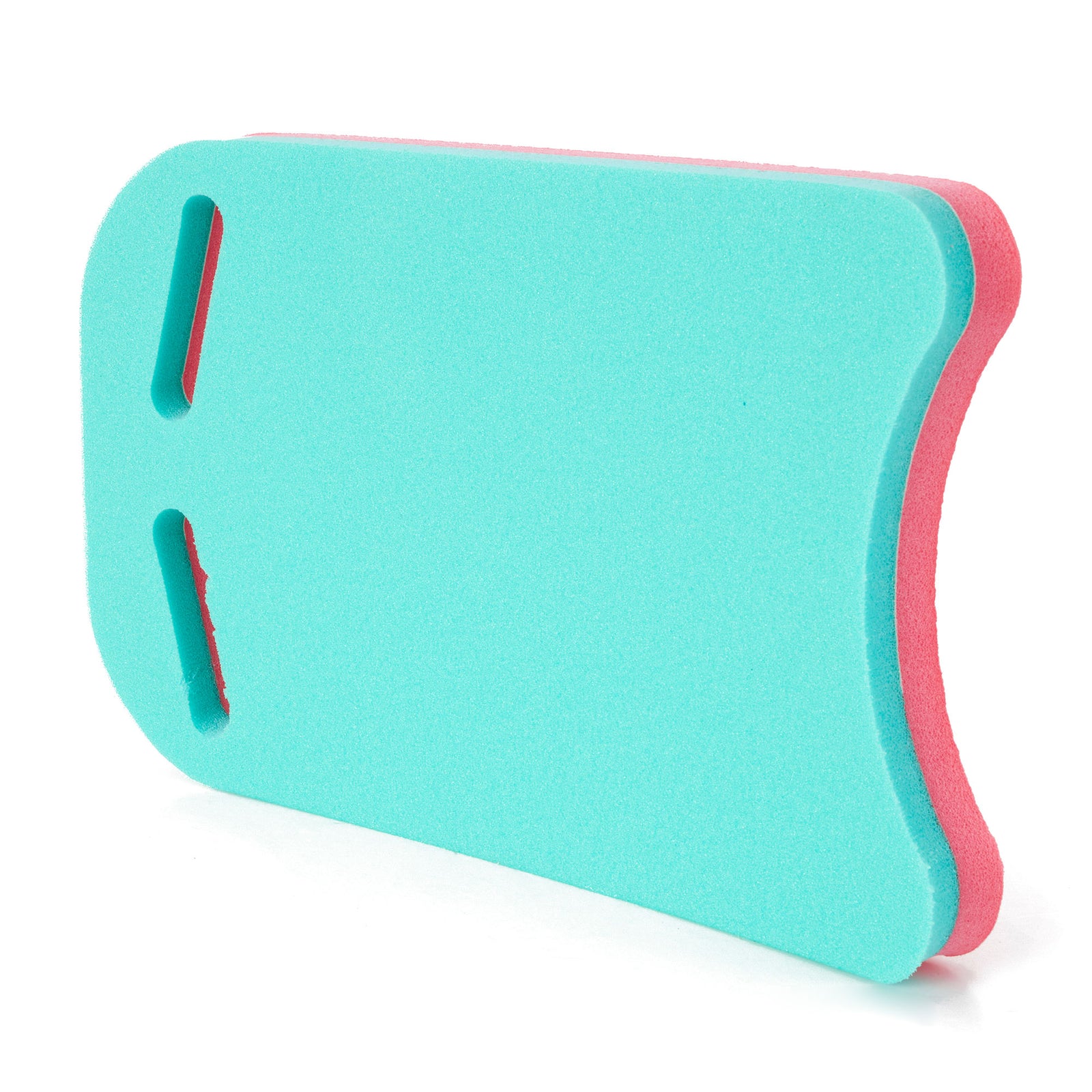 Floatation iQ Universal Pool Training Foam Board Exercise Kickboard, Pink/Teal - VMInnovations