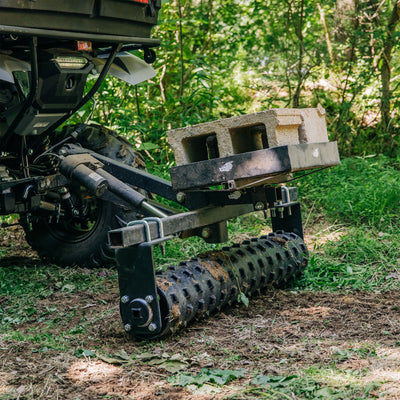 Black Boar ATV UTV Steel Agricultural Cultipacker Implement Attachment(Open Box)