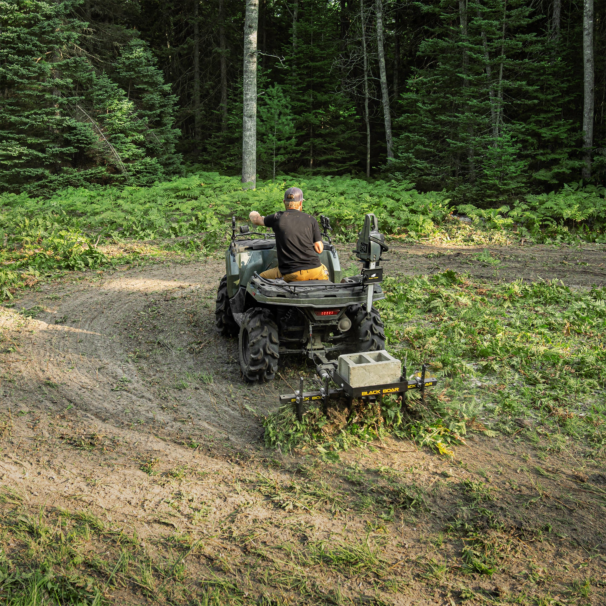 Black Boar 66000 Sturdy Steel ATV UTV Hitch Electric Implement Lift Attachment