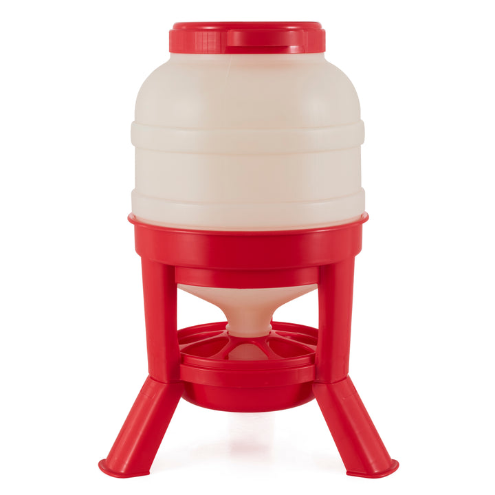 Little Giant DOMEFDR45 45lb Feed Heavy Duty Poultry Chicken Gravity Feeder(Used)