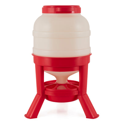 Little Giant DOMEFDR45 45 Pound Feed Heavy Duty Poultry Chicken Gravity Feeder (For Parts)