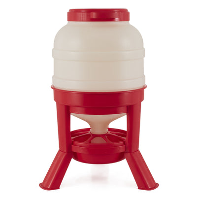 Little Giant 45 Pound Feed Heavy Duty Poultry Chicken Gravity Feeder (Open Box) - VMInnovations