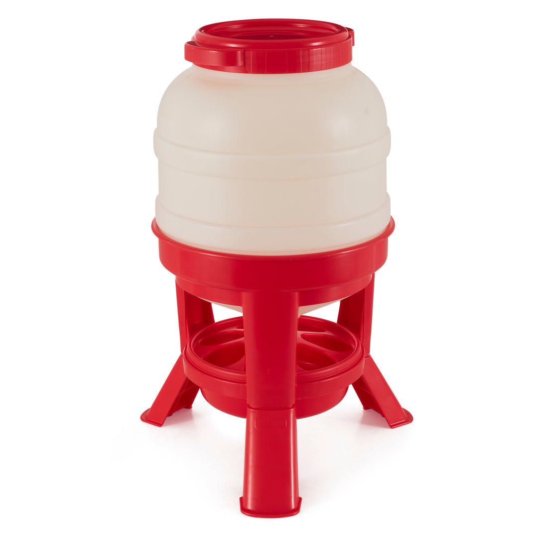 Little Giant DOMEFDR45 45 Pound Feed Heavy Duty Poultry Chicken Gravity Feeder