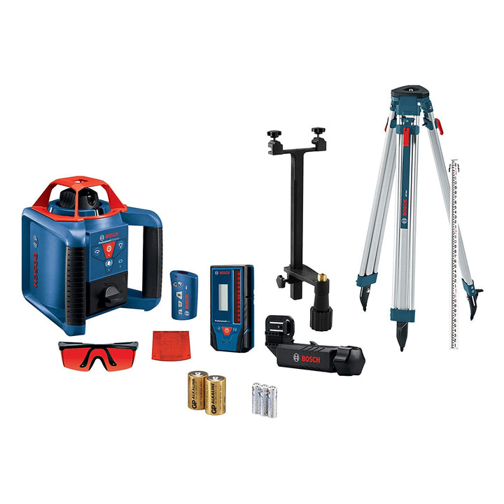 Bosch GRL900-20HVK REVOLVE900 Self-Leveling Horizontal/Vertical Rotary Laser Kit - VMInnovations