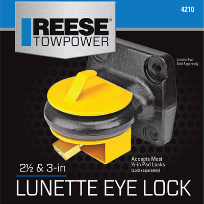 Draw Tite Pintle Hook Accessories Zinc Trailer Lunette Eye Ring Two Piece Lock - VMInnovations