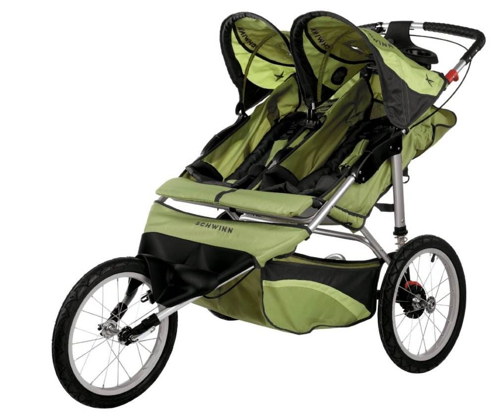 Schwinn Arrow SC212 Double Baby Jogging Stroller - For PARTS!