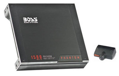 BOSS PH1500M 1500W MONO A/B Car Audio Power Amplifier Amp w/ Remote Sub Control