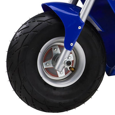 Razor 24V Electric Single Speed Racing Motorcycle Pocket Rocket-Blue(Incomplete)