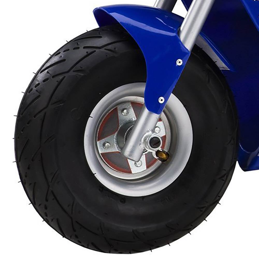 Razor 24V Mini Electric Single Speed Motorcycle Pocket Rocket, Blue (Defective)