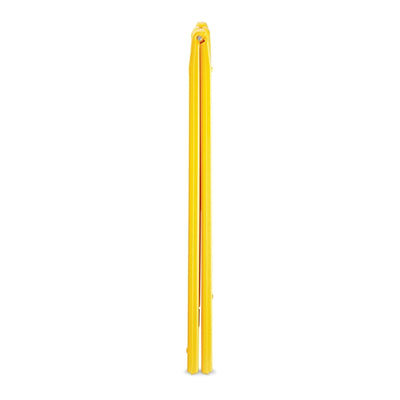 Plasticade 130-Y Signicade A Frame Plain Portable Folding Sidewalk Sign, Yellow - VMInnovations