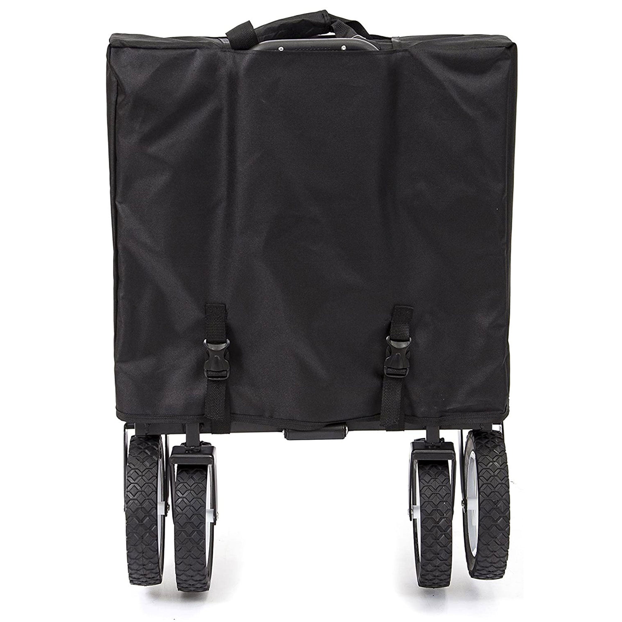Mac Sports Xtender 52" Extra Long Collapsible Utility Storage Wagon Cart, Black - VMInnovations