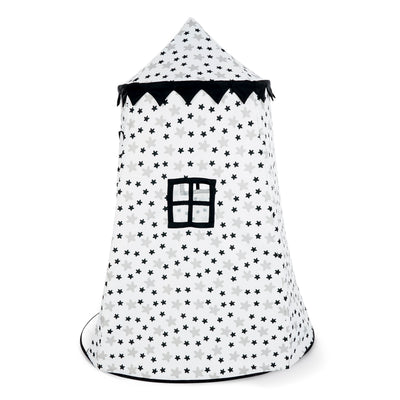 Asweets Childrens Foldable Canvas Pop Up Play Tent, Up in the Stars (Open Box) - VMInnovations