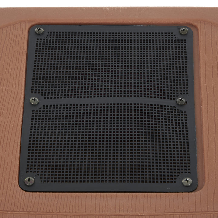 Good Ideas Rain Wizard 50 Gal Plastic Rain Barrel, Terra Cotta & 50' Soaker Hose