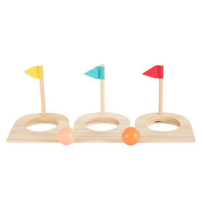 Wonder&Wise Children Wooden Mini Golf Course Toy Set w/ Clubs (For Parts)