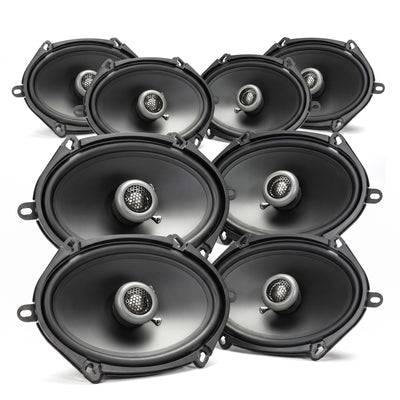 Maxxsonics FKB168 MB Quart Formula 5x7/6x8 Inch 2 Way Coaxial Speakers (4 Pack)