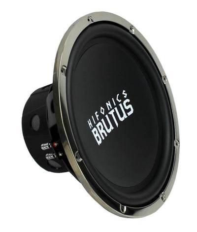 2) Hifonics BRZ15D4 Brutus 15" 2400 Watt DVC 4-Ohm Car Audio Power Subwoofers