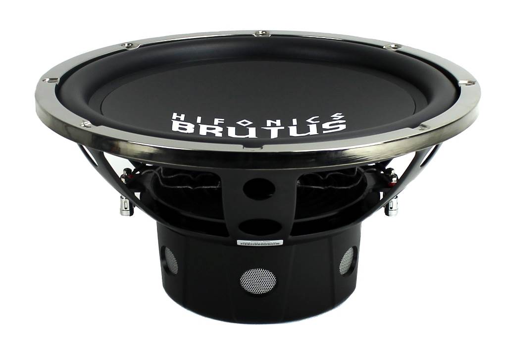 2) Hifonics BRZ15D4 Brutus 15" 2400 Watt DVC 4-Ohm Car Audio Power Subwoofers