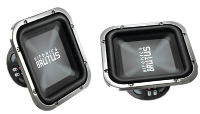 Hifonics BRZ12SQD4 12-Inch Car Audio Speaker Subwoofer, Pair