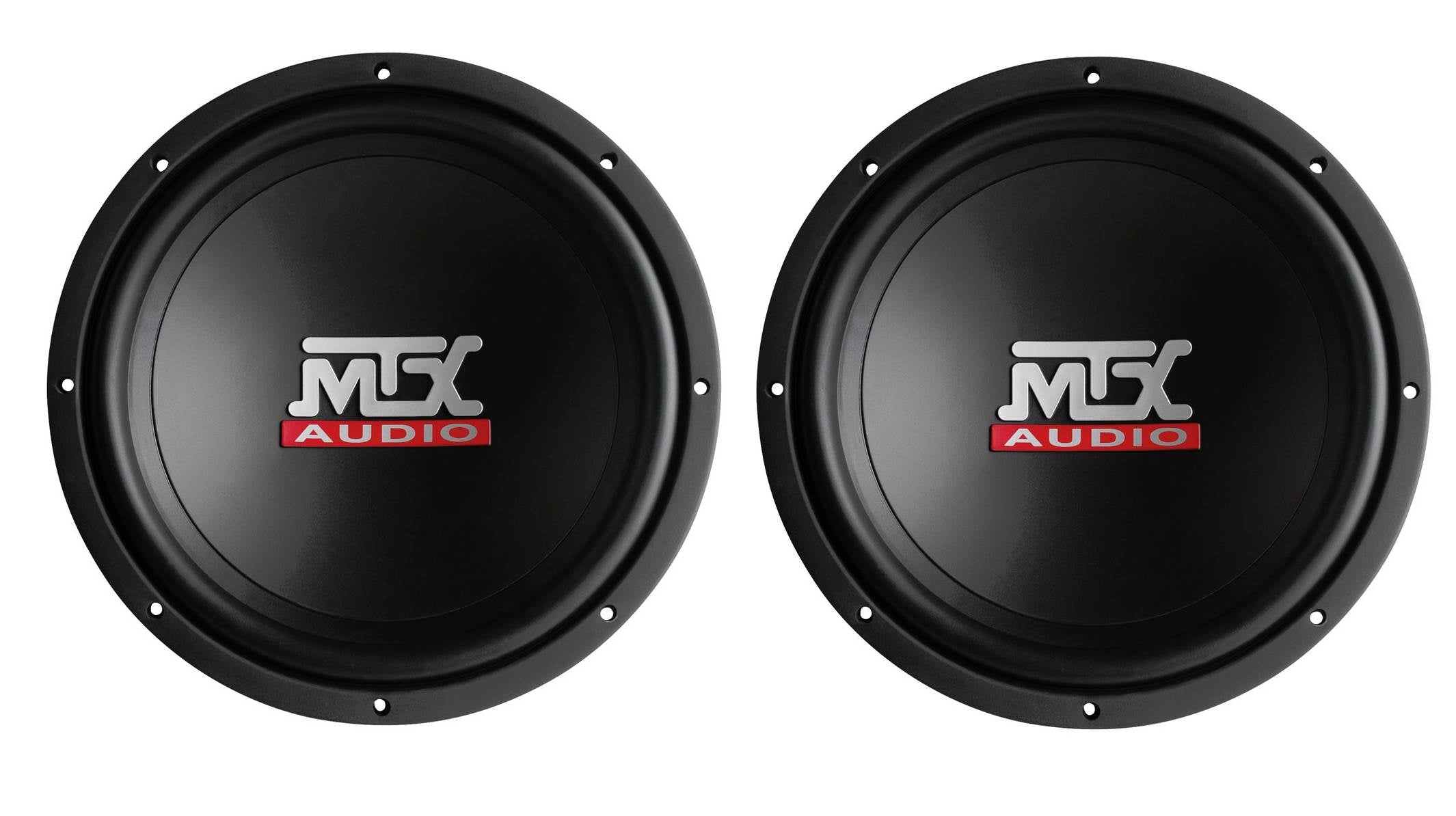 MTX TN12-02 12" 400 Watt Subs Woofer Car Audio Power Subwoofers TN1202 (2 Pack)