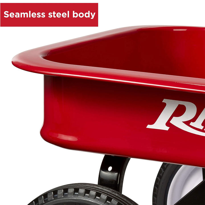 Radio Flyer 18Z 10 Inch Steel Wheels Classic Design Kids Red Wagon (Open Box)