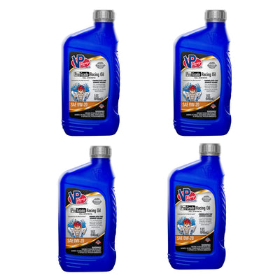 VP Racing Fuels Full Synthetic Pro Grade Racing Oil, Quart SAE 0W-20 (4 Pack)