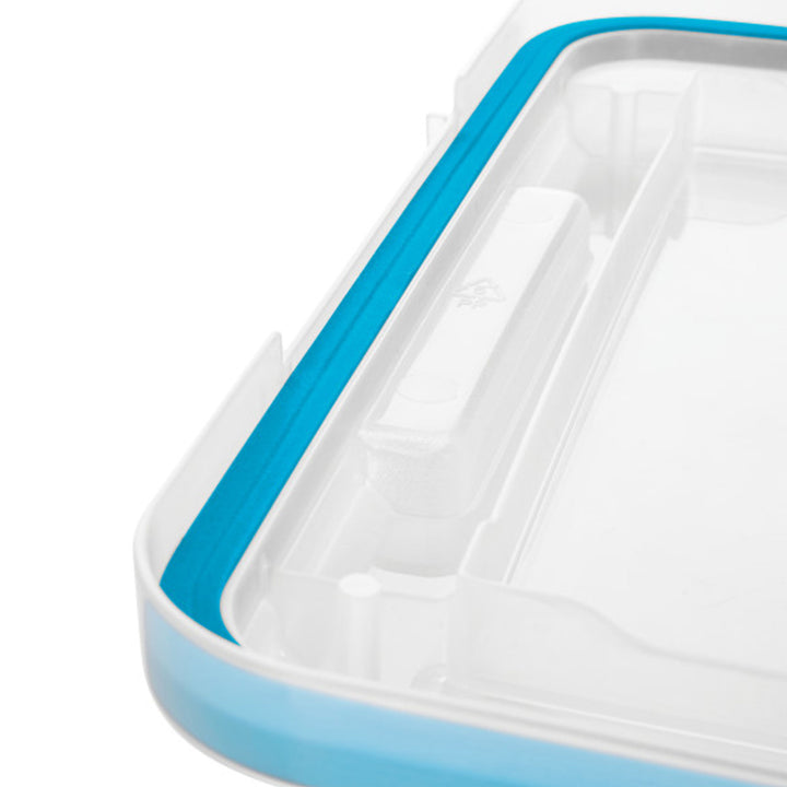 Sterilite 7.5 Quart Gasket Box, Stackable Storage Bin with Latching Lid, 6 Pack