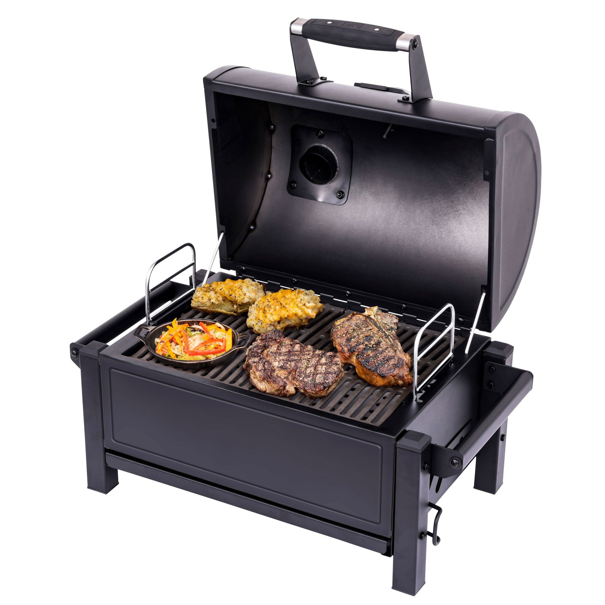 Oklahoma Joe's 19402088 Rambler 218 Sq In Portable Tabletop Steel Charcoal Grill