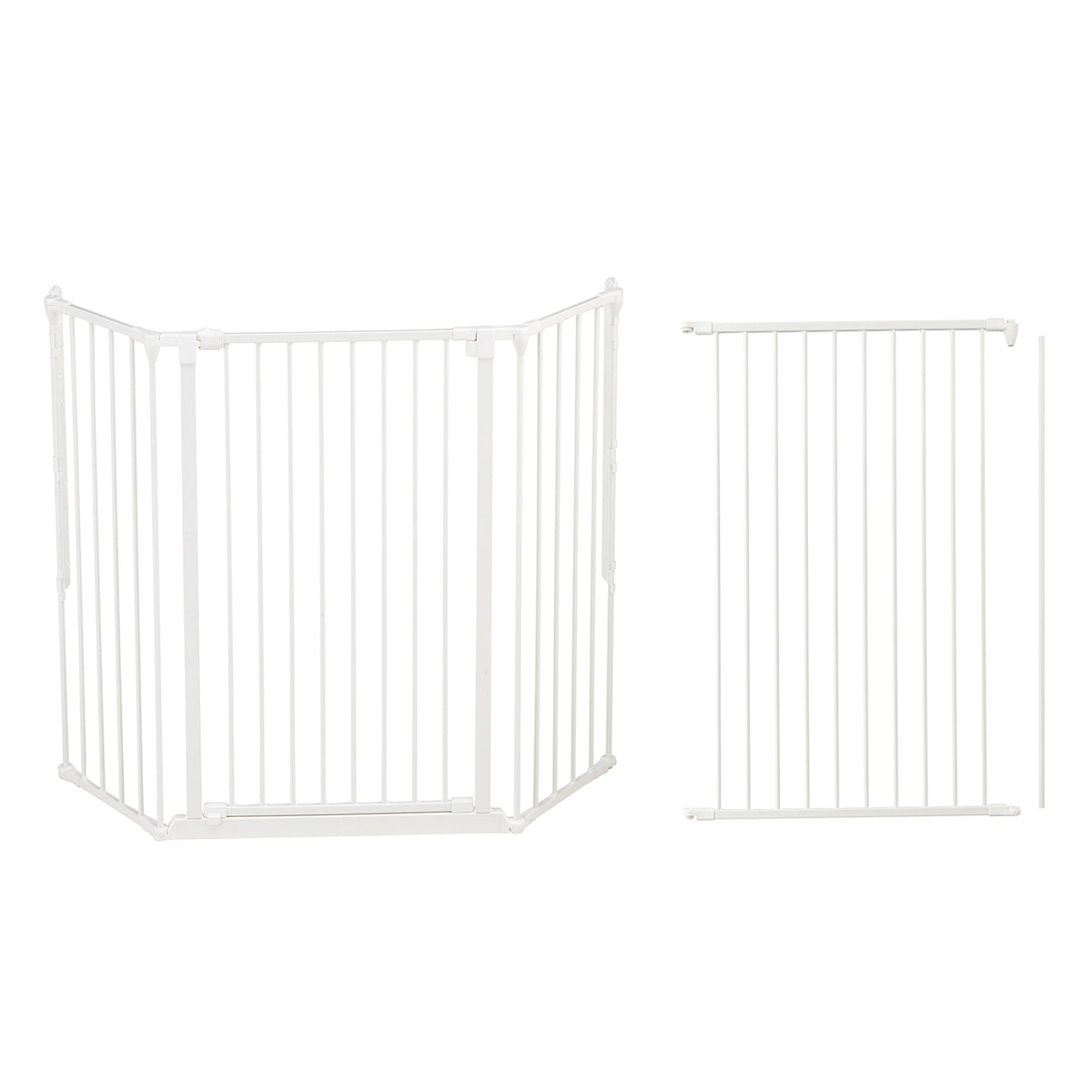 Scandinavian Pet Design Flex 35-88" Gate Bundle with Flex 28.4" Extension Panel