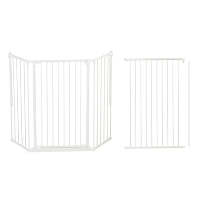 Scandinavian Pet Design Flex 35-88" Gate Bundle with Flex 28.4" Extension Panel