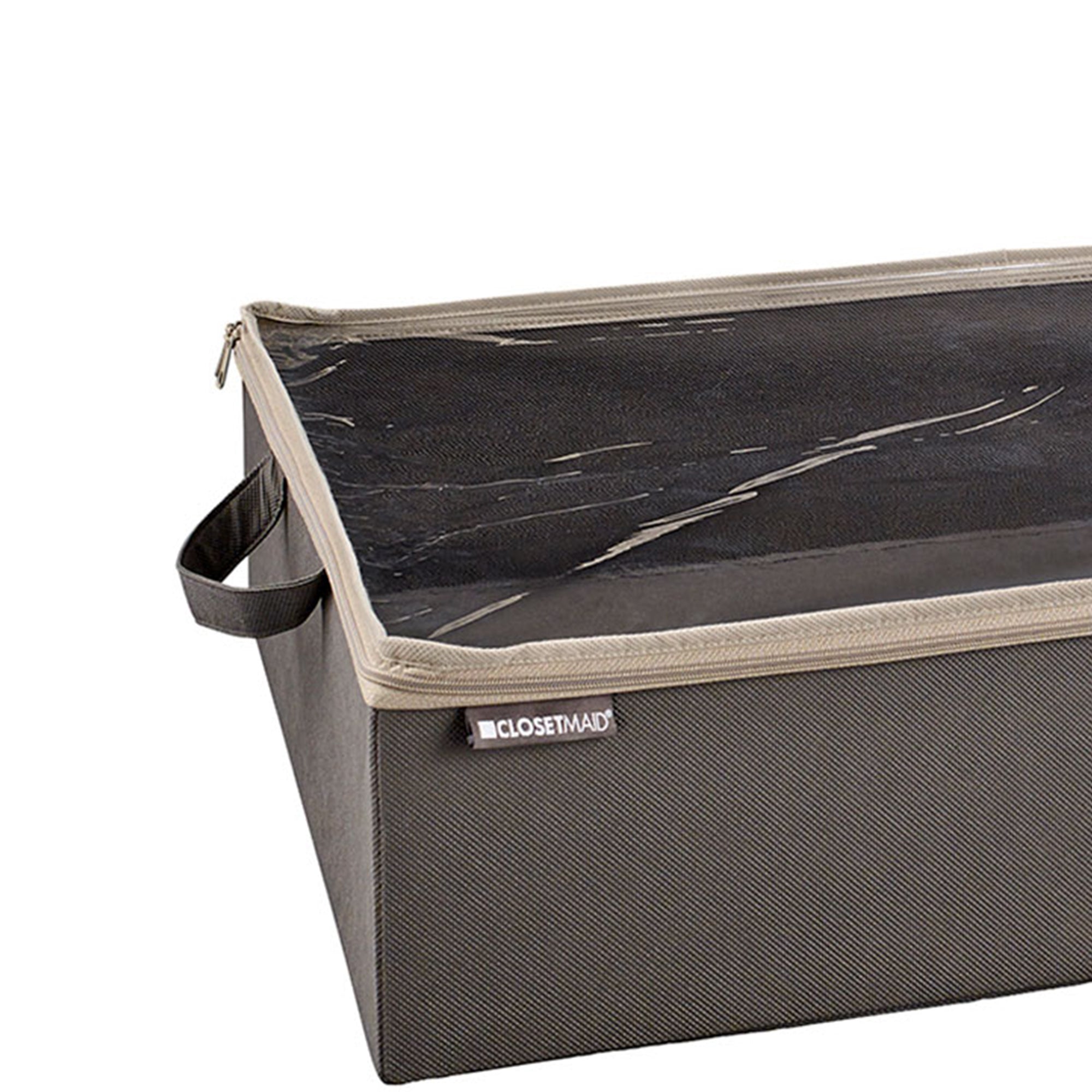 ClosetMaid Fabric Organizer Multiple Item Storage Zip Bag, Charcoal (Used) - VMInnovations