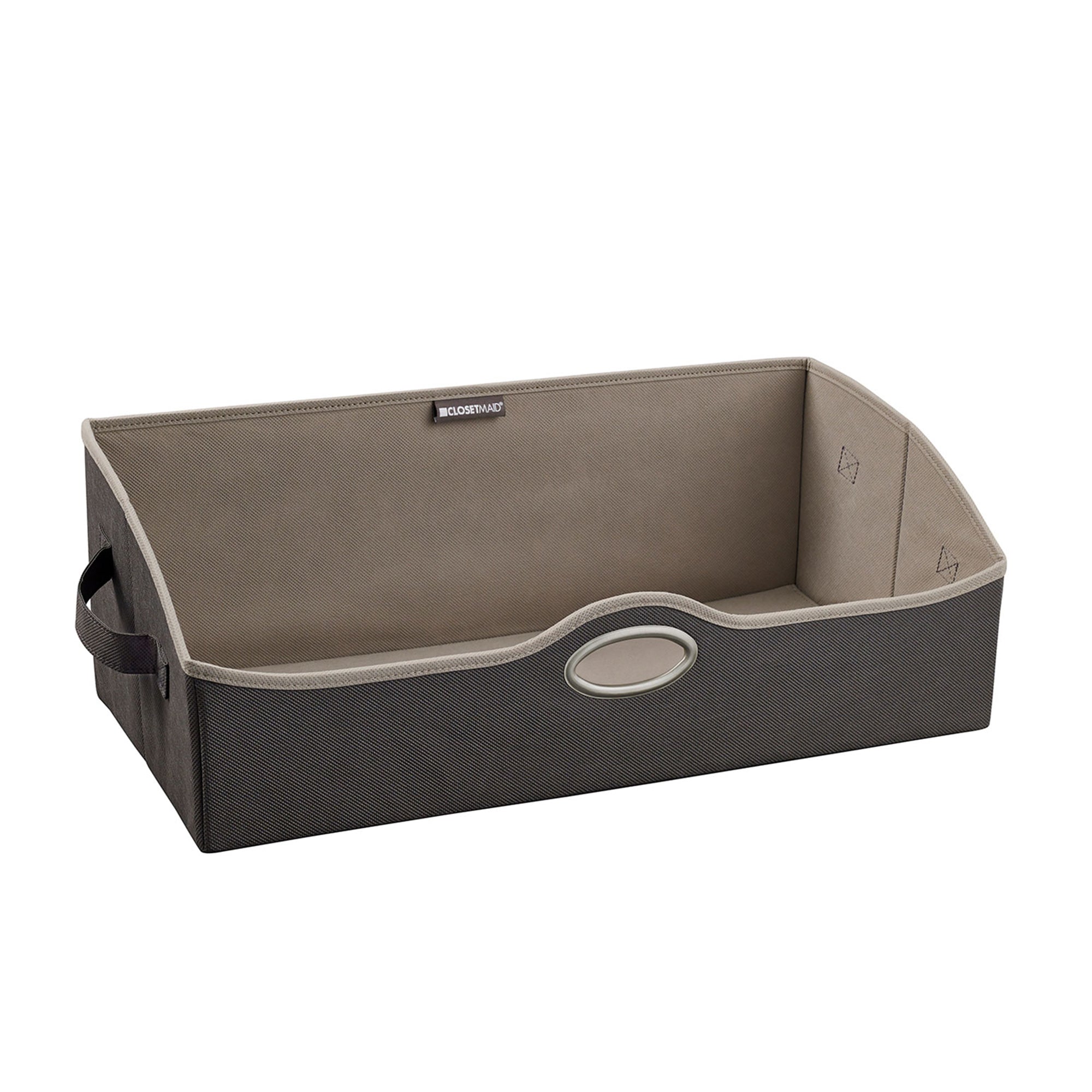 ClosetMaid 3149300 Large Fabric Organizer Multiple Item Storage Bin, Charcoal