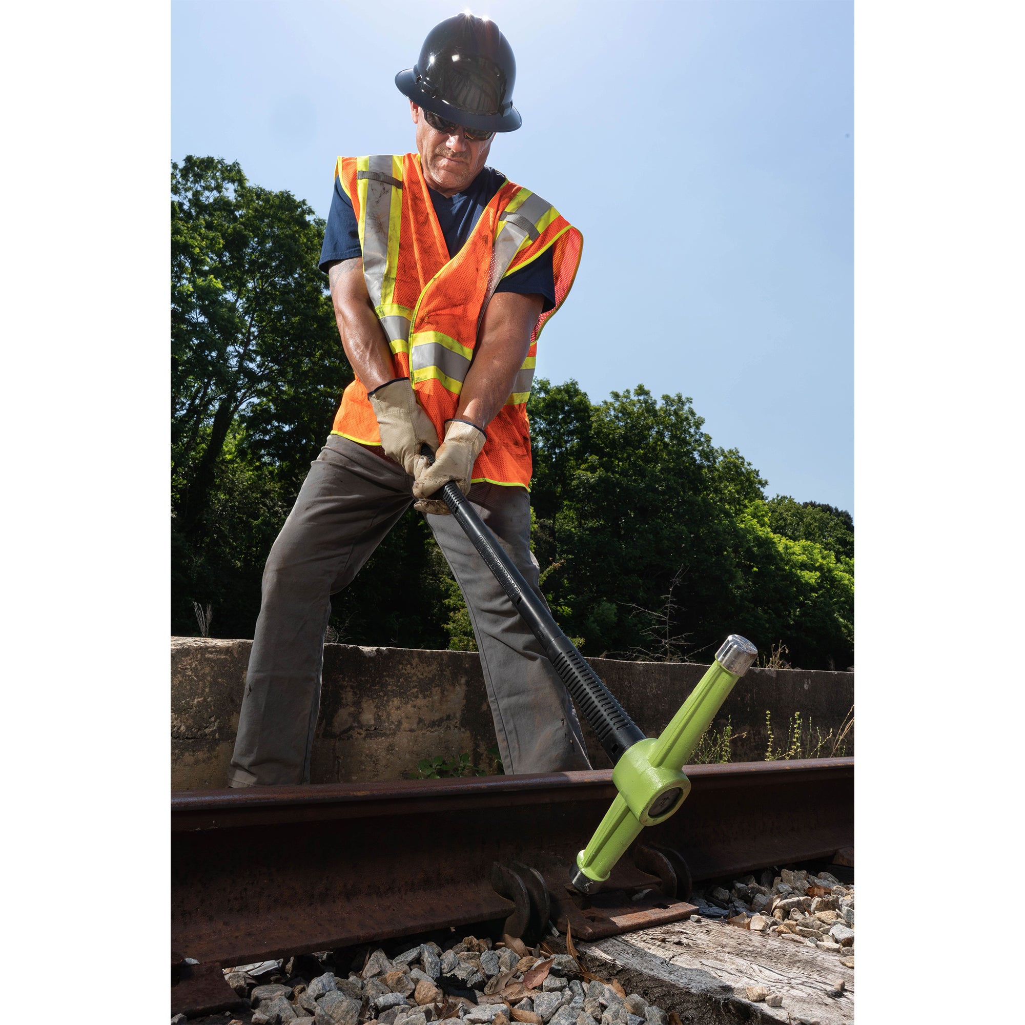 Wilton 31036 BASH Spike Maul 10 Pound Head and 36 Inch Unbreakable Handle, Green
