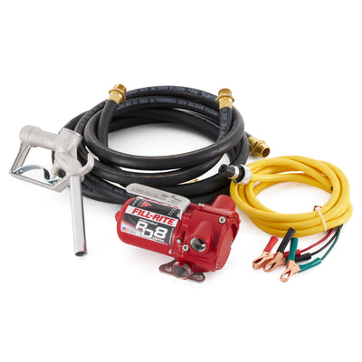 Fill-Rite RD812NH 12V DC 8 GPM Portable Fuel Transfer Pump with Hose & Nozzle