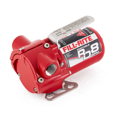 Fill-Rite RD812NH 12V DC 8 GPM Portable Fuel Transfer Pump with Hose & Nozzle