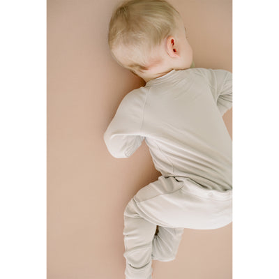 Goumikids Soft Organic Cotton Fitted Baby Crib Sheet, Abstract Flowers and Rose - VMInnovations