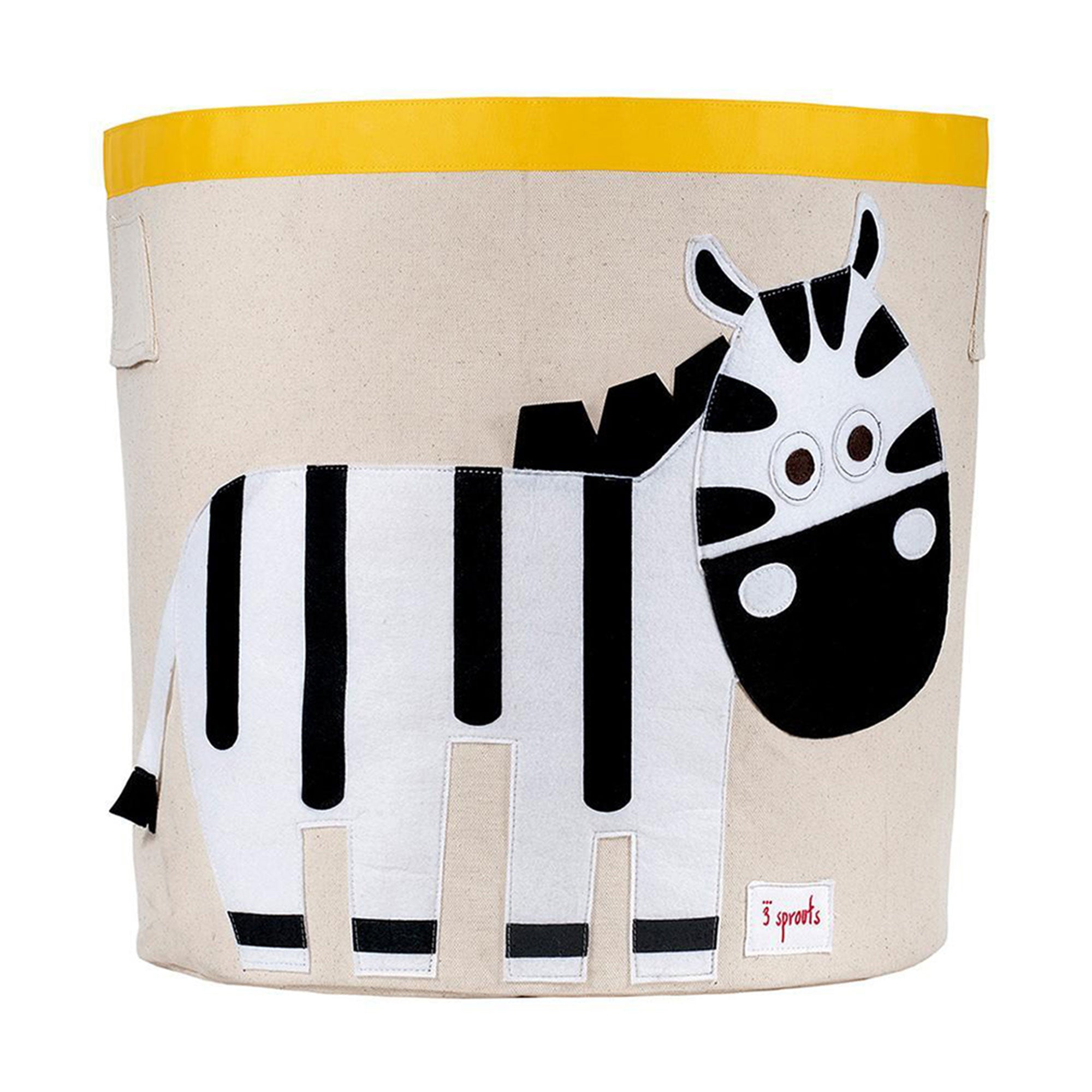 3 Sprouts Kids' Canvas Storage Bin, Zebra & 3 Sprouts Canvas Storage Bin, Sloth
