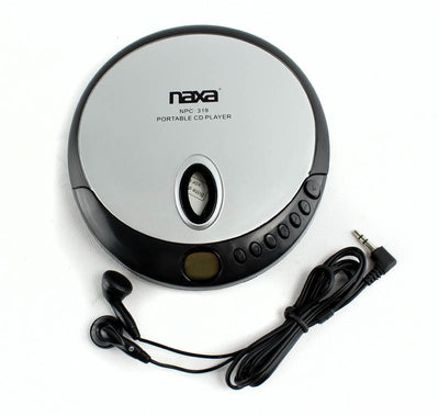 Naxa NX-319 Portable CD Player w/ Earbuds Black NPC-319