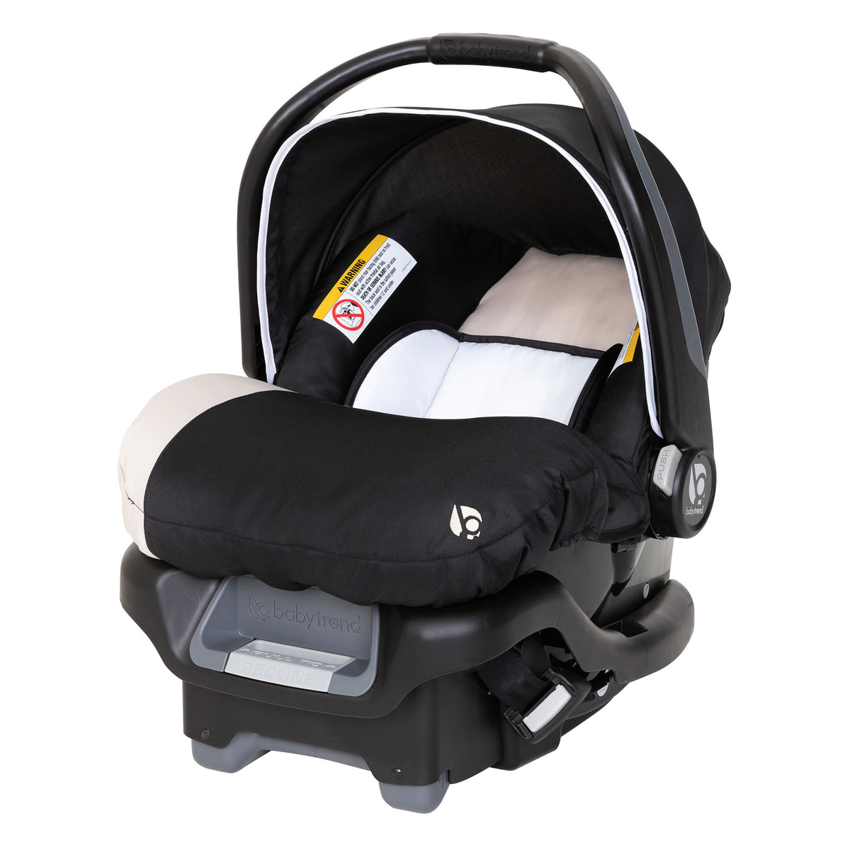 Baby Trend Snap N Go EX Infant Car Seat Frame & Travel System Cover, Black/Khaki