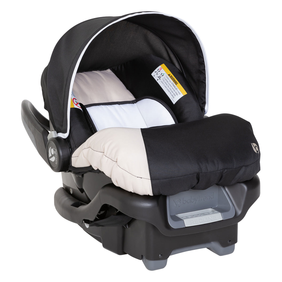 Baby Trend Ally Newborn Baby Infant Car Seat Travel System w/Cover, Khaki (Open Box)