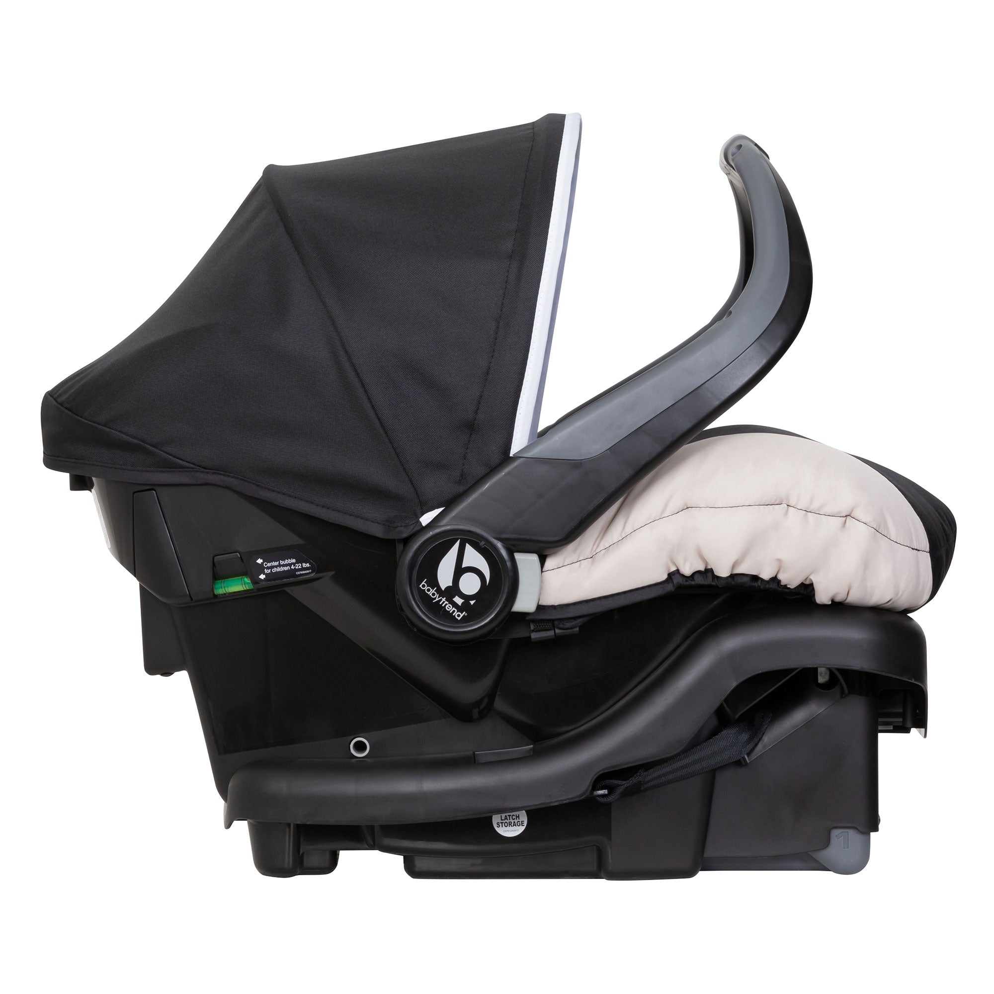 Baby Trend Ally 35 Newborn Baby Infant Car Seat Travel System with Cover, Khaki (For Parts)