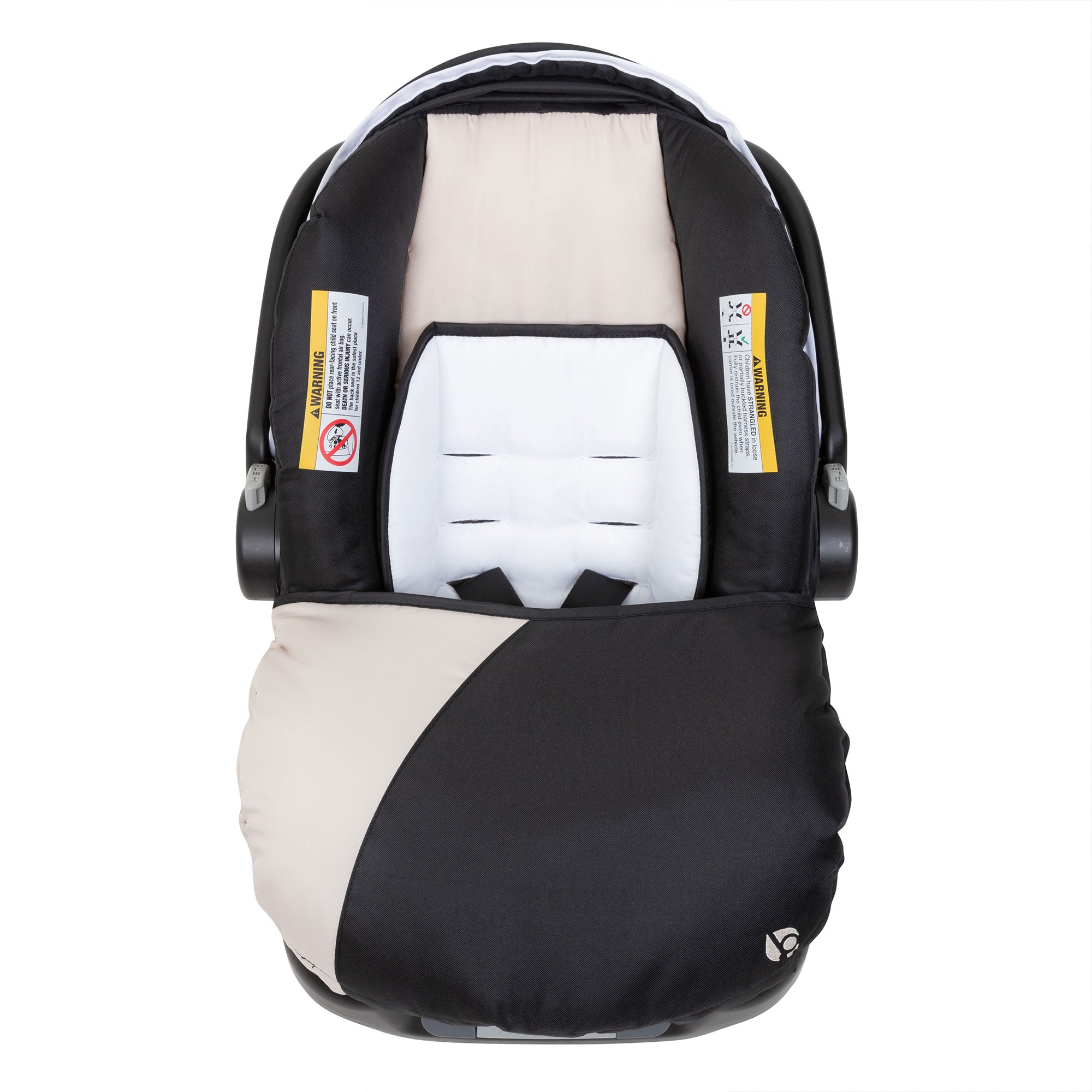 Baby Trend Ally Newborn Baby Infant Car Seat Travel System w/Cover, Khaki (Open Box)