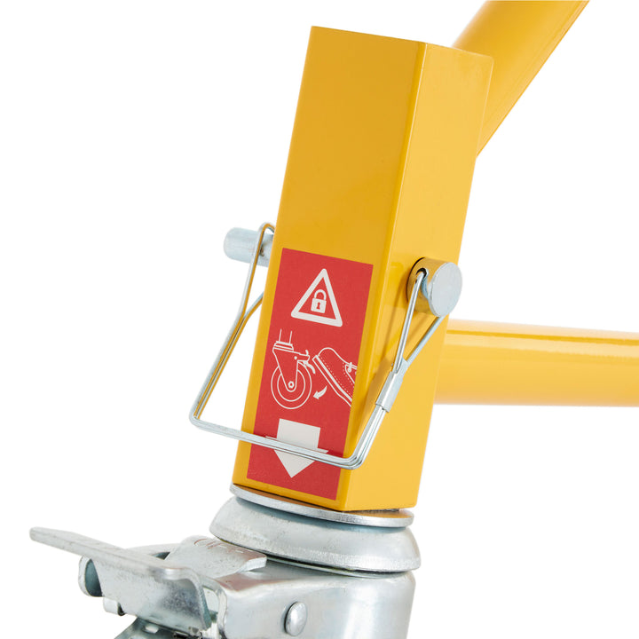 MetalTech 14-Inch Baker Style Scaffolding Outriggers with Casters, 4 Pack (Used)